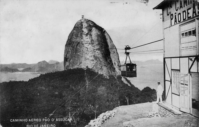 1917 年:明信片上最早的木制缆车