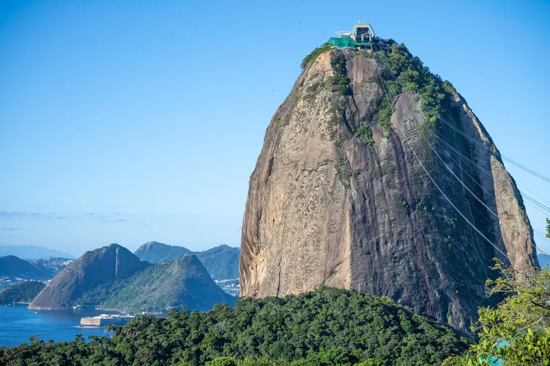 Dalla 1ª fermata, il Morro da Urca, il Pan di Zucchero di fronte